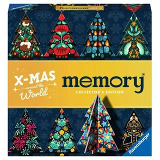 Ravensburger 22350 Collector's memory® Weihnachten - Das weltbekannte Gedächtnisspiel mit Weihnachtsbäumen zum Aufstellen