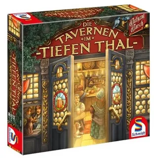 Schmidt Spiele Spiel SSP49351 - Die Tavernen im Tiefen Thal - Brettspiel, 2-4..., Familienspiel, Strategiespiel bunt