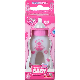 Simba 105560013 - New Born Baby Magisches Milchfläschchen, Milchflasche mit verschwindender Milch, 13cm