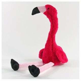 Kögler Kuscheltier Labertier Flamingo PEET labert alles nach und wackelt 34,5x14x32cm mit