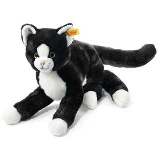 Steiff Kuscheltier Mimmi Schlenker Katze 30 cm schwarz/weiß