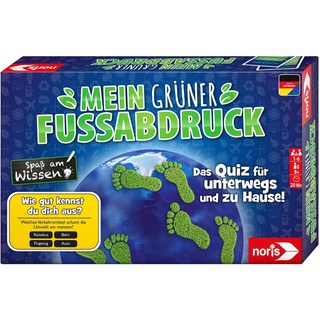Noris Spiel, Familienspiel Quizspiel Mein grüner Fußabdruck 606011986