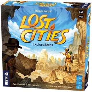 Devir-Lost Cities: Explorer (Ed. In Castellano und Por, Mehrfarbig (1), Farbe/Modell Sortiert