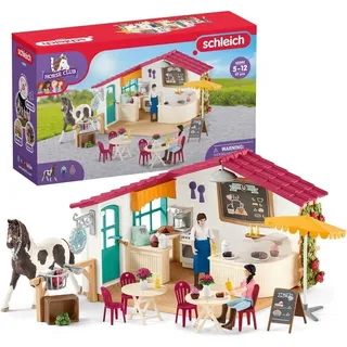 schleich 42592 Reiter-Café, ab 5 Jahren, HORSE CLUB - Spielset, 97 Teile