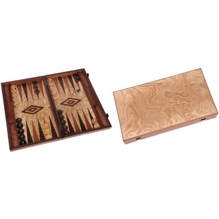 Philos Spiel, Marmana - groß - Backgammon - Kassette - Holz