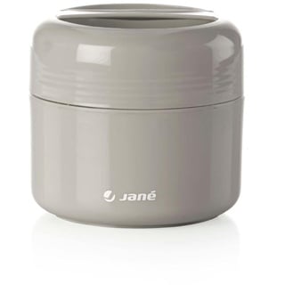 Jané Thermoskanne für Brei, Fassungsvermögen 55 cl, geeignet für Mikrowelle und Gefrierschrank, bis zu 4 Stunden, Grau