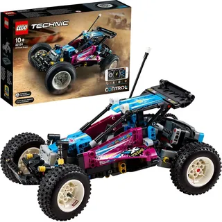 LEGO 42124 Technic Control+ Geländewagen, ferngesteuertes Offroad-Auto, Spielzeugauto, RC Buggy für Kinder, Fahrzeug - Silber