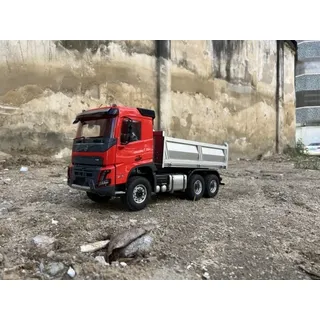 Volvo FMX Hydraulik LKW Kipper 1:14 Rot