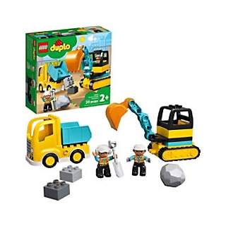 LEGO Duplo Bau LKW & Kettenbagger Kleinkind Gebäude Spielzeug 10931 Bauset 2+ Jahre