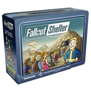 Fantasy Flight Games Spiel, Familienspiel FFGD0170 - Fallout Shelter, Brettspiel, 2-4 Spieler, ab..., Strategiespiel bunt