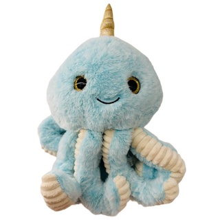 soma Kuscheltier Krake Plüsch Spielzeug Octopus Kuscheltier Cartoon Oktopus Blau 47 cm (1-St), Super weicher Plüsch Stofftier Kuscheltier für Kinder zum spielen
