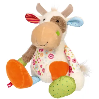 Sigikid Kuscheltier Kuh Patchwork Sweety 30cm, mehrfarbig