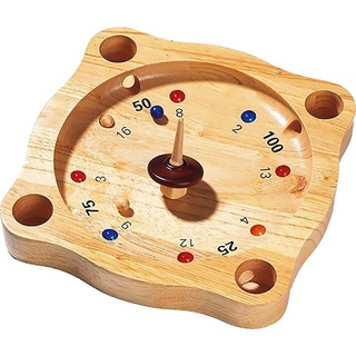 goki Spiel, Gesellschaftsspiel Tiroler Roulette Spiel beige