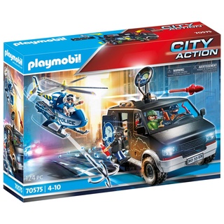 PLAYMOBIL City Action 70575 Polizei-Helikopter: Verfolgung des Fluchtfahrzeugs - Bunt