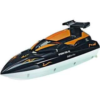 Revell Control RC Boot - ferngesteuert mit 40 MHz Fernsteuerung, kentersicher mit stabilem Rumpf, durch Sicherheitsschaltung laufen die Motoren nur im Wasser an, Batteriebetrieb - SPRING TIDE 40 24136