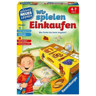Ravensburger Verlag - Ravensburger 24985 - Wir spielen Einkaufen - Spielen und Lernen für Kinder, Lernspiel für Kinder ab 4-7 Jahren, Spielend Neues Lernen für 2-4 Spieler