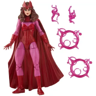 Hasbro Marvel Legends Series Scarlet Witch, Retroverpackung, 15 cm große Action-Figur, 4 Accessoires, F5884, Multi