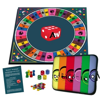 Alleswisser - Das Brettspiel, interaktives Quiz-, Wissens- und Familienspiel mit App für iOS und Android mit Tasche im Familie-Layout