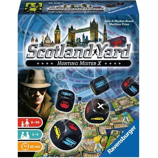 Ravensburger 26010 - Scotland Yard, Das Würfelspiel für 2-4 Spieler, Klassiker, Kinder und Erwachsene ab 8 Jahren