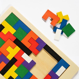 Chinchilla® Holz-Puzzle Brain Twister | Buntes Geschicklichkeitsspiel für Kinder | Unterhaltung für Freizeit & Geselligkeit | Herausforderndes Lernspielzeug | Farbenfrohes Denkspiel