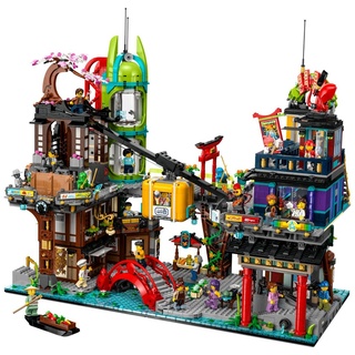 LEGO® Spielbausteine Die Mrkte von NINJAGO City, (Set, 6163 St., Ninjas) bunt