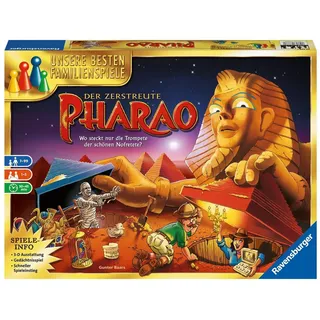 Ravensburger Spiel Der zerstreute Pharao, Made in Europe, FSC® - schützt Wald - weltweit bunt