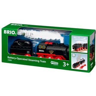 Brio - Eisenbahn BATTERIE DAMPFLOCK MIT WASSERTANK in schwarz