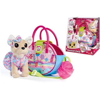Simba Spieltier Chi Chi Love Chihuahua Sweetest Candy, Braun, Mehrfarbig, Kunststoff, Textil, 27x30x17 cm, Spielzeug, Kinderspielzeug, Sonstiges Spielzeug