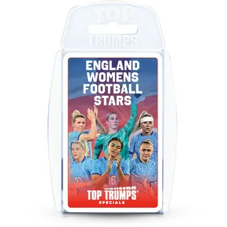 Top Trumps England Womens Football Stars Specials Kartenspiel, Spielen Sie mit Lucy Bronze, Ella Toone, Nikita Parris, Geschenk und Spielzeug für Jungen und Mädchen ab 6 Jahren