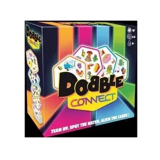 Dobble Connect, Kartenspiel, für 2-8 Spieler, ab 8 Jahren (DE-Ausgabe)