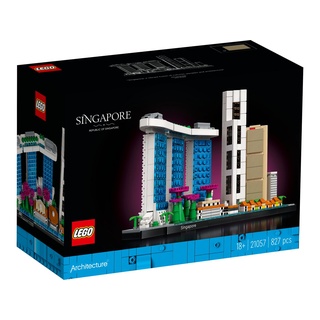 LEGO® Konstruktions-Spielset Architecture 21057 Singapur, (827 St)