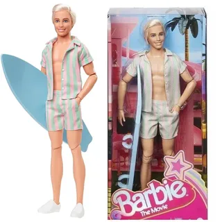 Barbie Ken auf Surfbrett Filmpuppe Ryan Gosling als Ken HPJ97