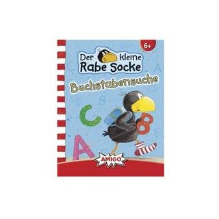 AMI01901 - Rabe Socke - Buchstabensuche, Lernspiel, 2-5 Spieler, ab 6 Jahren