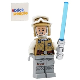 LEGO Star Wars: Luke Skywalker Hoth Minifigur (Sturmhaube) mit Lichtschwert und Pistole