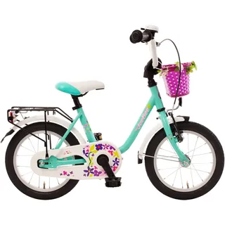 Kinderfahrrad »"Jee Bee" türkis«, 1 Gang, ohne Schaltung, 23847669-25 türkis + türkis 14 Zoll (35,56 cm)   hinten: 14 Zoll (35,56 cm)