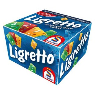 Ligretto blau Kartenspiel 01101 von Schmidt-Spiele, 2-4 Spieler, ab 8 Jahre