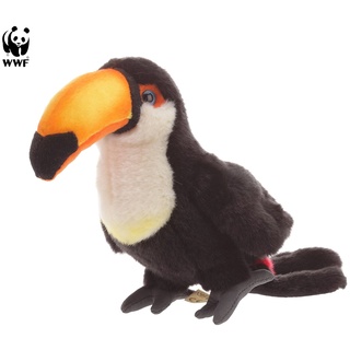 WWF Plüschtier Tukan (18cm) Kuscheltier Stofftier Vogel lebensecht