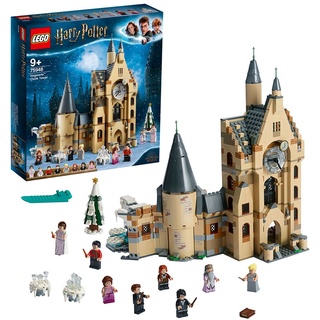 LEGO 75948 Harry Potter Schloss Hogwarts Uhrenturm Spielzeug kompatibel mit der Großen Halle und der Peitschenden Weide Sets