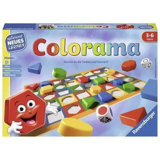 Ravensburger 24921 - Colorama, Farben, Formen, Lernspiel Kennst du die Farben und Formen? Fördert: Farben, Geometrische Formen, Wahrnehmung