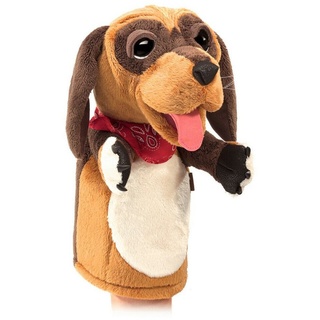 Folkmanis Handpuppen Handpuppe »Folkmanis Handpuppe Folkmanis Handpuppe Hund für die Puppenbühne 3100« (Packung)