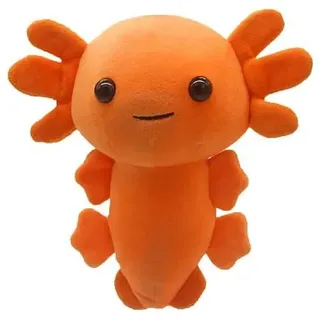 Noxxiez Axolotl Kuscheltier Plüsch (20 cm) – Ihr neuer knuddeliger Begleiter Orange