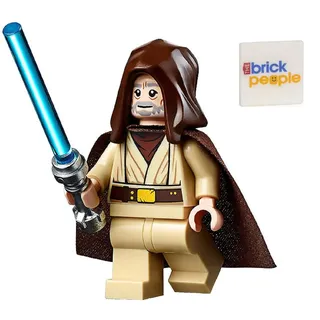 LEGO Star Wars: Obi Wan Kenobi Minifigur (alt mit Kapuze)