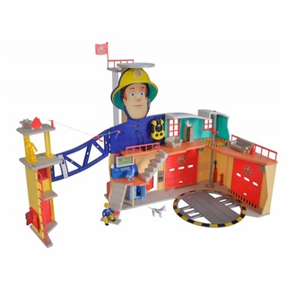 Dickie Toys Spielzeug-Auto Feuerwehrmann Sam Mega-Feuerwehrstation XXL weiß