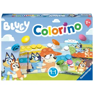 Ravensburger 22684 Bluey Colorino - Farb-Steckspiel für Kinder ab 2 Jahre Klassiker zum Farbenlernen mit den Serienhelden der beliebten Vorschulserie