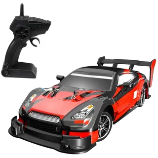 RC Drift Car 1:16 RC Car 2.4GHz 4WD 30km/h Ferngesteuertes Auto RC Race Car High Speed Kinder Weihnachtsgeschenk Spielzeug RTR,Rot RC Auto RC Car