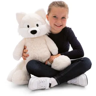 NICI Kuscheltier Polarfuchs Vanja 50cm weiß - Stofftier aus weichem Plüsch, niedliches Plüschtier zum Kuscheln und Spielen, für Kinder & Erwachsene, tolle Geschenkidee - 61293