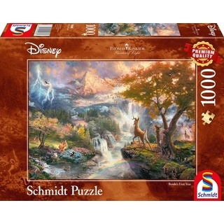Schmidt 59486 - Disney Bambi, Thomas Kinkade, Premium-Puzzle