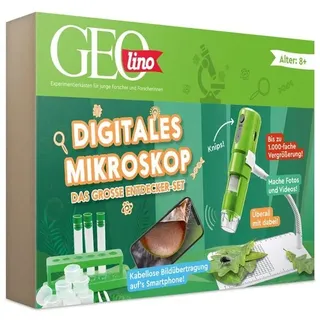 Franzis Verlag 67184 GEOLINO Das digitale Mikroskop Abenteuer-Box ab 8 Jahre Box