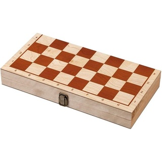Philos 2609 - Schachkassette, Feld 42 mm, Holz, Brettspiel, Strategiespiel