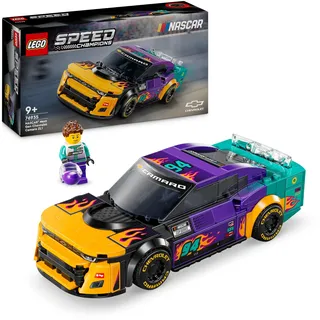 LEGO Speed Champions NASCAR Next Gen Chevrolet Camaro ZL1 Spielzeugauto; BAU- und Spielset mit Rennauto; Geschenk für Jungen und Mädchen ab 9 Jahren 76935